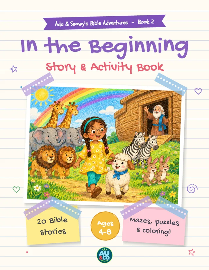 Ada & Snowy's Bible Adventures Book 2: In the Beginning cover